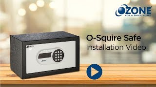 OSquire Electronic Safe  Installation Guide  Ozone [upl. by Kathryne]