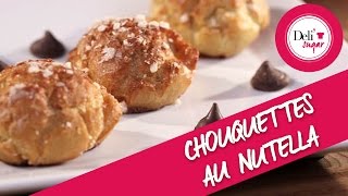 Recette Chouquettes fourrées à la crème patissière Nutella [upl. by Andrea]