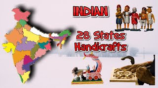 Indian 28 States Official Handicrafts  Indias Statewise Famous Handicrafts Official Video [upl. by Odrarebe512]