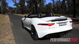 2014 Jaguar FType V6 S 0100kmh amp engine sound [upl. by Player119]