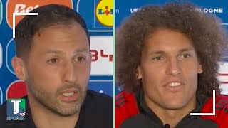 Belgiums Wout Faes and Domenico Tedesco PREVIEW their match against Romania quotNO FEARquot [upl. by Halla]