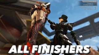 All Finishers with Revenants Mail Order Monster skin  Apex Legends 4K 60 FPS [upl. by Habeh]