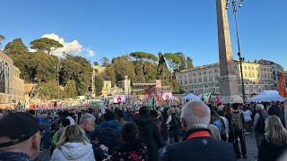 MANIFESTAZIONE DEL PARTITO DEMOCRATICO IN PIAZZA DEL POPOLO A ROMA [upl. by Hulbard529]