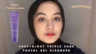 Facetology Triple Care Facial Gel Cleanser [upl. by Linnet719]