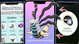 GIRATINA ORIGIN Raid Counter Guide  100 IVs Weaknesses amp More [upl. by Akiehsat]