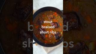 StoutBraised Beef Short Ribs Stew Recipe [upl. by Eelorac667]