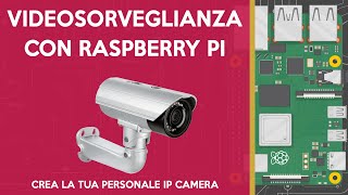 Videosorveglianza WiFi Fai da Te con Raspberry Pi  Mettere in Sicurezza Casa o Lavoro Gratis🎥 [upl. by Aliab]