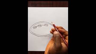 Chloroplast Diagram Drawing  How To Draw A diagram of chloroplast shorts [upl. by Callida]