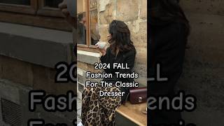 MOST WEARABLE 2024 FALL FASHION TRENDS FOR THE CLASSIC DRESSER fashionover40 fashionover50 [upl. by Nirad]