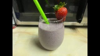 grandmahursheycooks E82Protein Fruit Smoothie [upl. by Sisely]