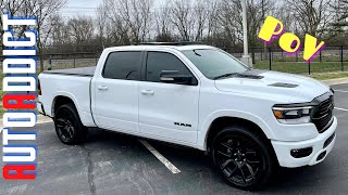 2021 RAM 1500 LARAMIE NIGHT EDITION POV Drive ASMR [upl. by Suivatna]