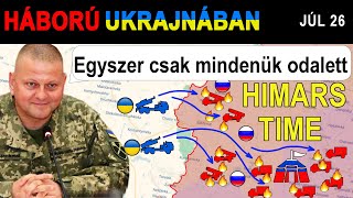 Júl 26 Egy nagyobb orosz bázis KÖDDÉ VÁLT AZ HIMARS KEZELŐK ÉS A GERILLÁK EGYÜTTMŰKÖDÉSÉNEK HÁLA [upl. by Kindig385]