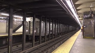 NYC Subway HD 60fps Budd quotR132quot C Train w Alstom ONIX AC Motors Departs Euclid Avenue 22317 [upl. by Robson]