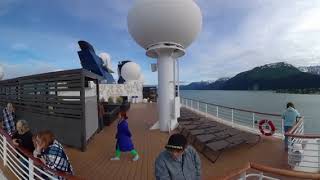 Alaska Seward Cruise Ship 5 360 VR 8K [upl. by Ihcur366]