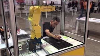 Worldskills France  1st competition Robot System Integrator [upl. by Alokin]