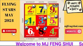 MAY 2024 FLYING STAR FENG SHUI READING [upl. by Ilamad]