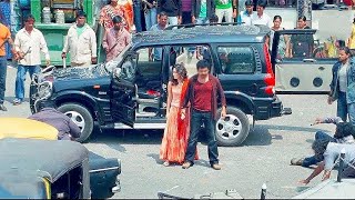 बीच रोड पर पुलिस फ़ोर्स ने किया हीरो का एनकाउंटर  Best Action Scene Balwaan [upl. by Vine]