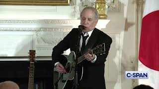 Paul Simon performs quotGracelandquot at White House State Dinner for Japan 4102024 [upl. by Eseyt14]