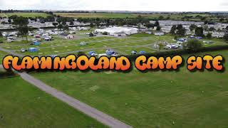 Flamingoland campsite August 2020 viewed from the Mavic Mini Drone [upl. by Lyrradal908]