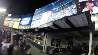 GoPro Bleacher Creatures Derek Jeters Fianal Yankee Stadium Walk Off [upl. by Bocyaj]