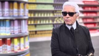 CHANEL  Entrevista con Karl Lagerfeld RTW FW 201415 [upl. by Kylen]