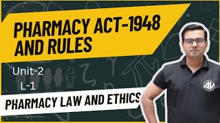 Pharmacy act 1948 and Rule 2025 [upl. by Tnafni]