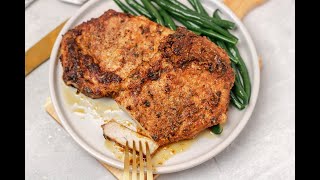 Easy Oven Baked Pork Chops Juicy and Tender [upl. by Ellatsyrc]