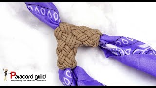 Tela woggle neckerchief slide knot [upl. by Novikoff]