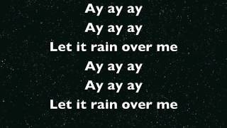 Rain Over Me Pitbull feat Mark Anthony LYRICS [upl. by Ahtnamys]