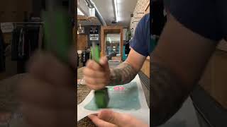 Clear grip tape process mobgrip skateboarding skate timelapse build shorts shortvideo [upl. by Middle]