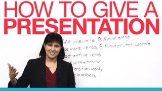 How to give a presentation in English [upl. by Ahsas]