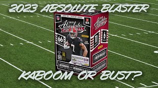 2023 Absolute Football Blaster Box  Kaboom or Bust [upl. by Dranreb623]