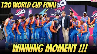 Last Over 🔥 Winning Moment Today Match India Vs South Africa T20 WORLD CUP Final [upl. by Gow199]