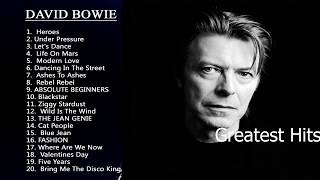 Greatest Hits David Bowie 2017 David Bowie Best Songs [upl. by Karoline49]