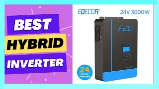 EDECOA 3000W Hybrid Solar Inverter [upl. by Ahsimed]