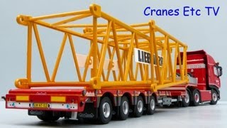 Conrad Liebherr LR  LG 1750 Crane Boom Reducers and Wind Plant Jib by Cranes Etc TV [upl. by Mills]