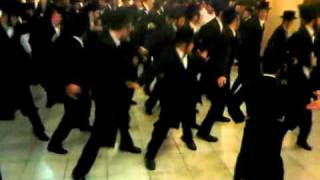 Chasidim dancing at a wedding in Israel [upl. by Akeemaj469]