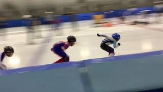 【shorttrack】20248 埼玉県強化合宿 2lap 転倒激しめ）※けがなし [upl. by Ellehcim]