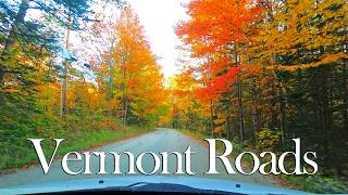 🍃🍂 Driving through beautiful Autumn Vermont Scenery 🍂🍃 [upl. by Netsrek690]