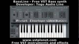 TALBassLine  Free VST bass synth  vstplanetcom [upl. by Notsahc]