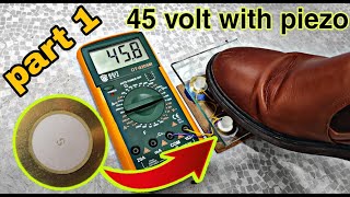 Generate 45 volts of electricity with one blow on the piezoelectricPART 1 [upl. by Aneen929]