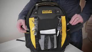 STANLEY® FATMAX® Heavy Duty Tool Bag Backpack [upl. by Hyatt851]