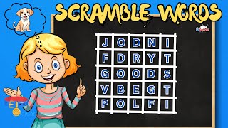 Scramble words  Can you guess the right words  Find out the correct word by emojis [upl. by Leah951]