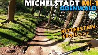 ODENWALD MICHELSTADT Mi1 RittersteinTrail  Mountainbike Enduro  JAYS TRAILSPEICHER [upl. by Hamann]