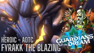 Heroic Fyrakk the Blazing AOTC  MM Hunter POV  Amirdrassil the Dreams Hope 102 [upl. by Dadirac]