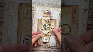 Using Mini Envelopes in your journals FINAL PART  Wrapping it up journal papercraft junkjournal [upl. by Mencher]