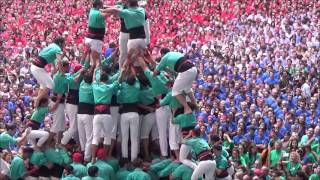 Castellers de Vilafranca Concurs de Castells Tarragona Catalonia Spain Europe [upl. by Cantu]