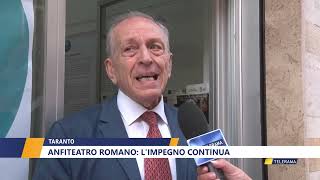 TARANTO ANFITEATRO ROMANO LIMPEGNO CONTINUA [upl. by Tove]