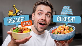 Veggie Bowl für unter 5€ 🤤  GEKAUFT GEGEN GEKOCHT mit maxxpane [upl. by Ahsilrae]