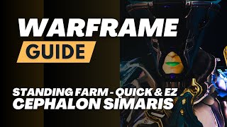 Warframe  Cephalon Simaris Daily Standing Farm  Quick and EZ [upl. by Klotz]